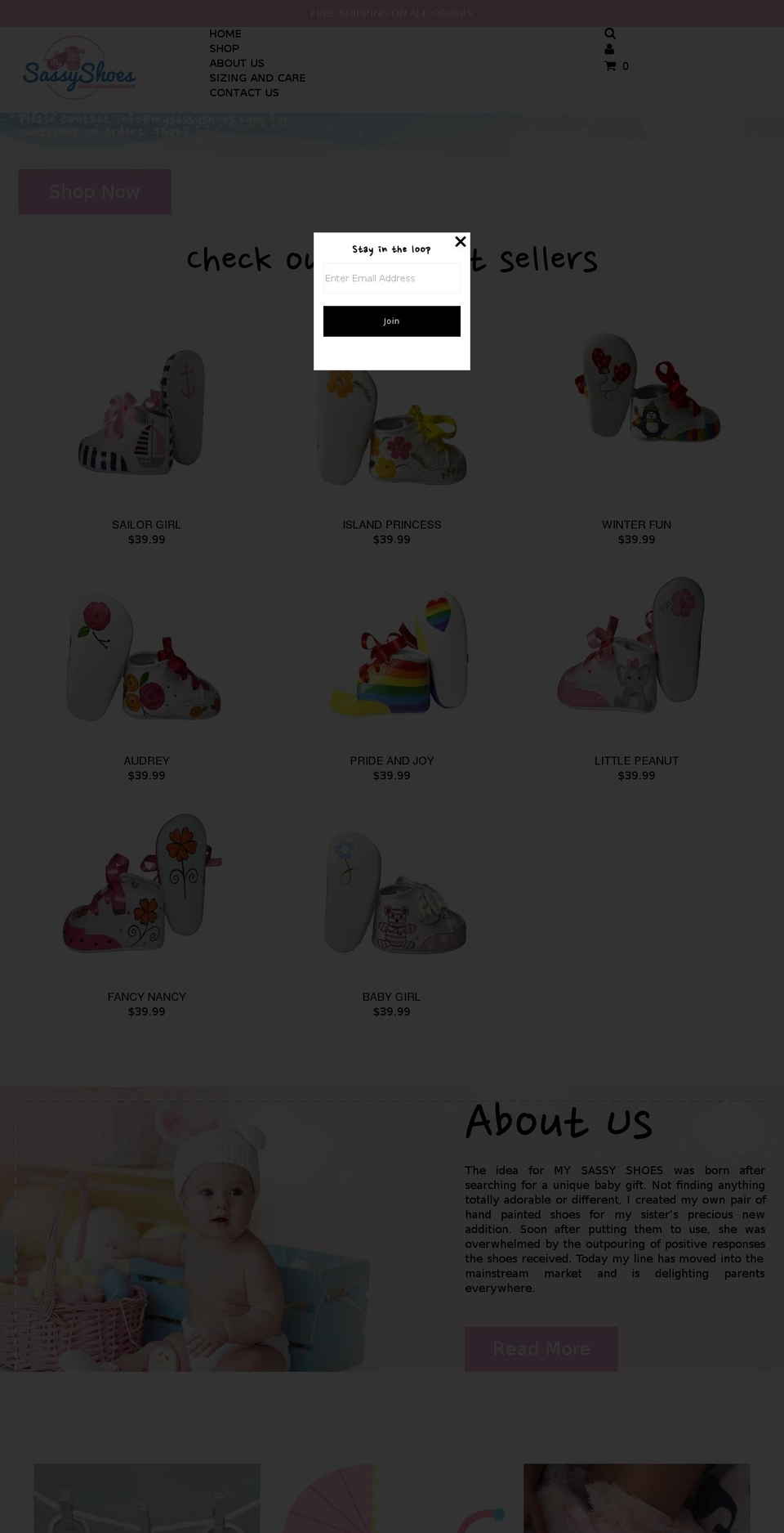 shoes Shopify theme site example mysassyshoes.com