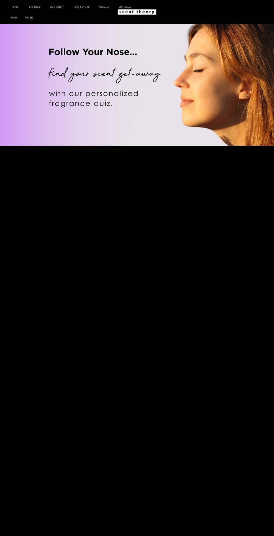 myscenttheory.com shopify website screenshot