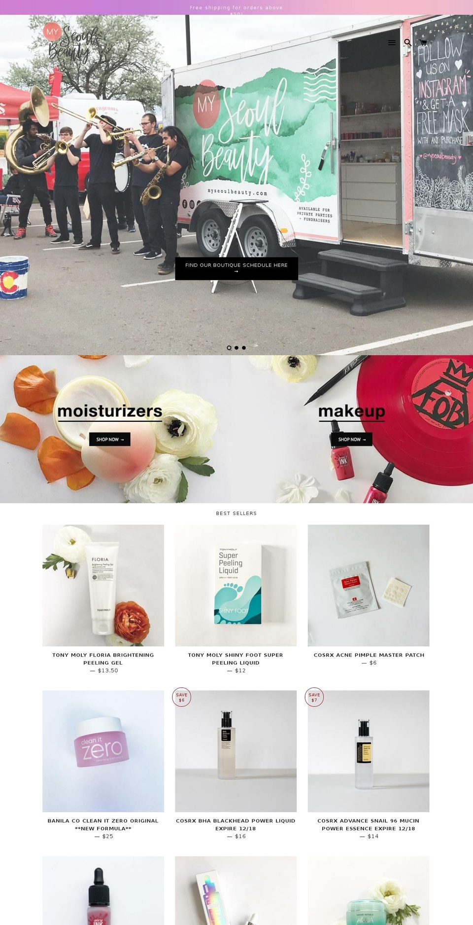 myseoulbeauty.com — Shopify storefront screenshot