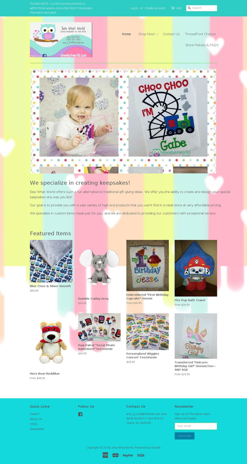 mysewwhat.com shopify website screenshot