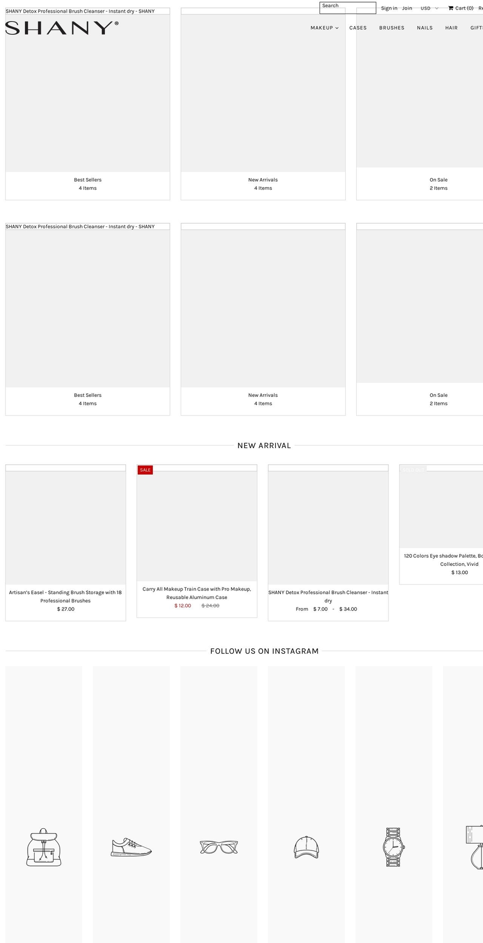 myshany.com — Shopify storefront screenshot