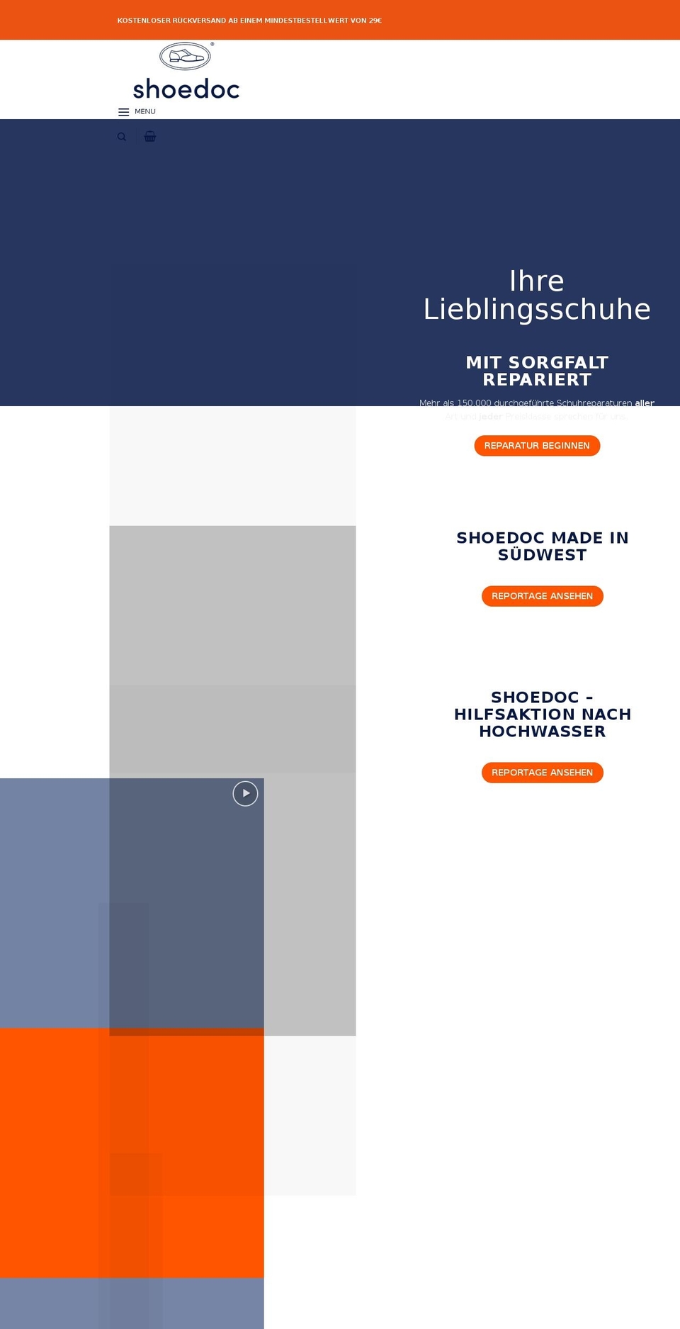myshoesaremadeforwalking.com — Shopify storefront screenshot