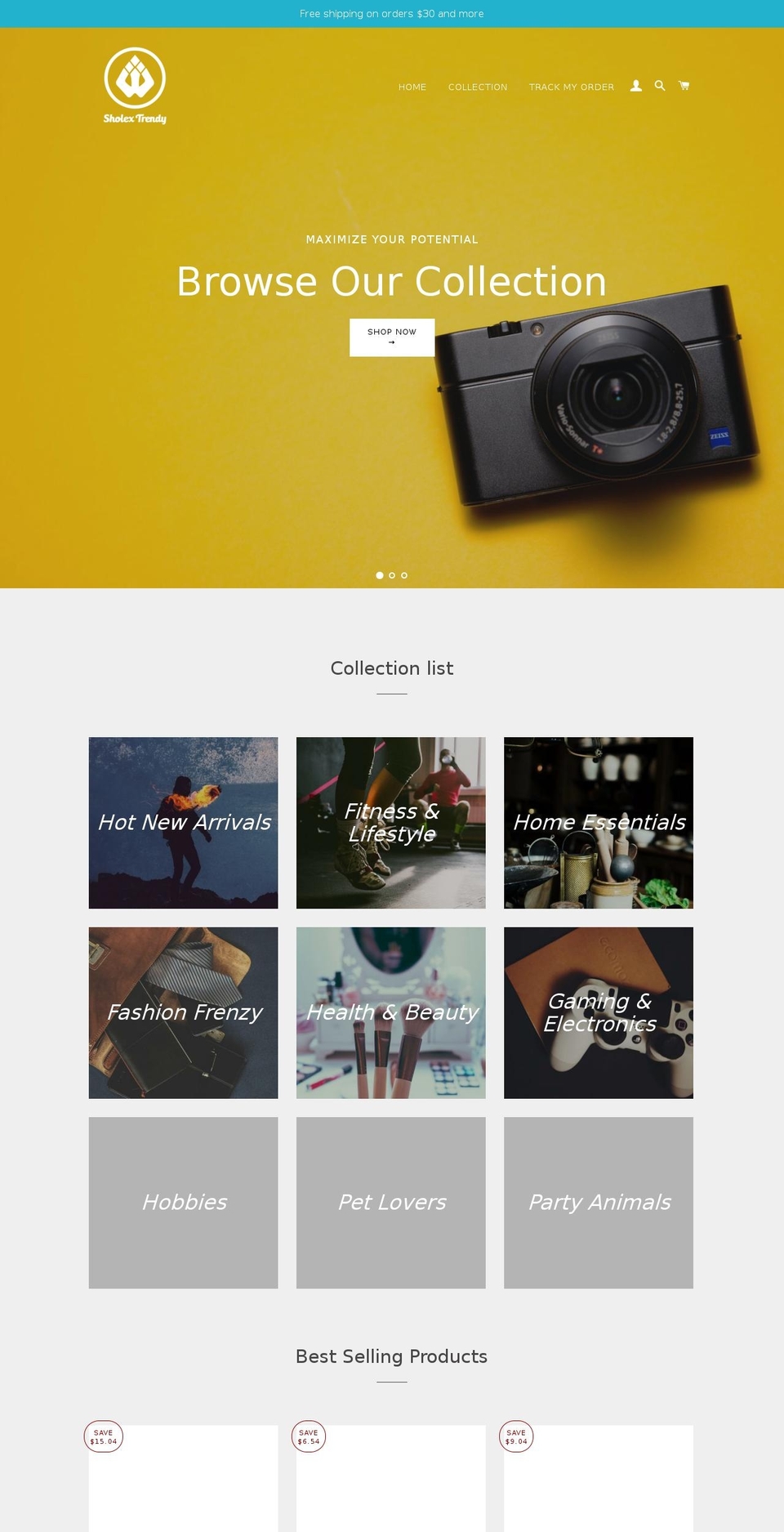 mysholex.com — Shopify storefront screenshot