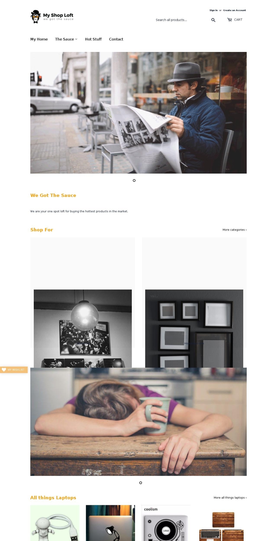 myshoploft.com — Shopify storefront screenshot