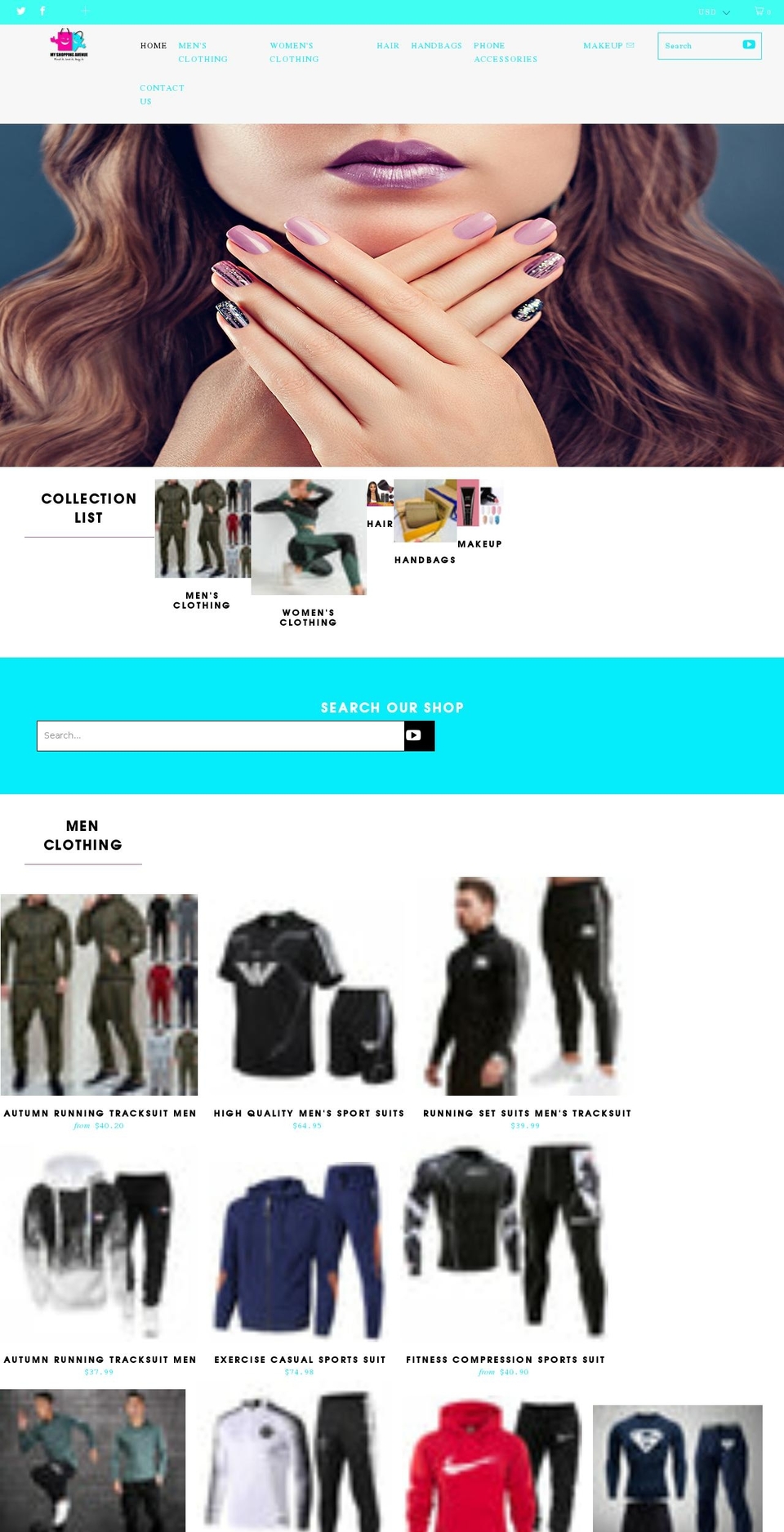 myshoppingavenue.com shopify website screenshot
