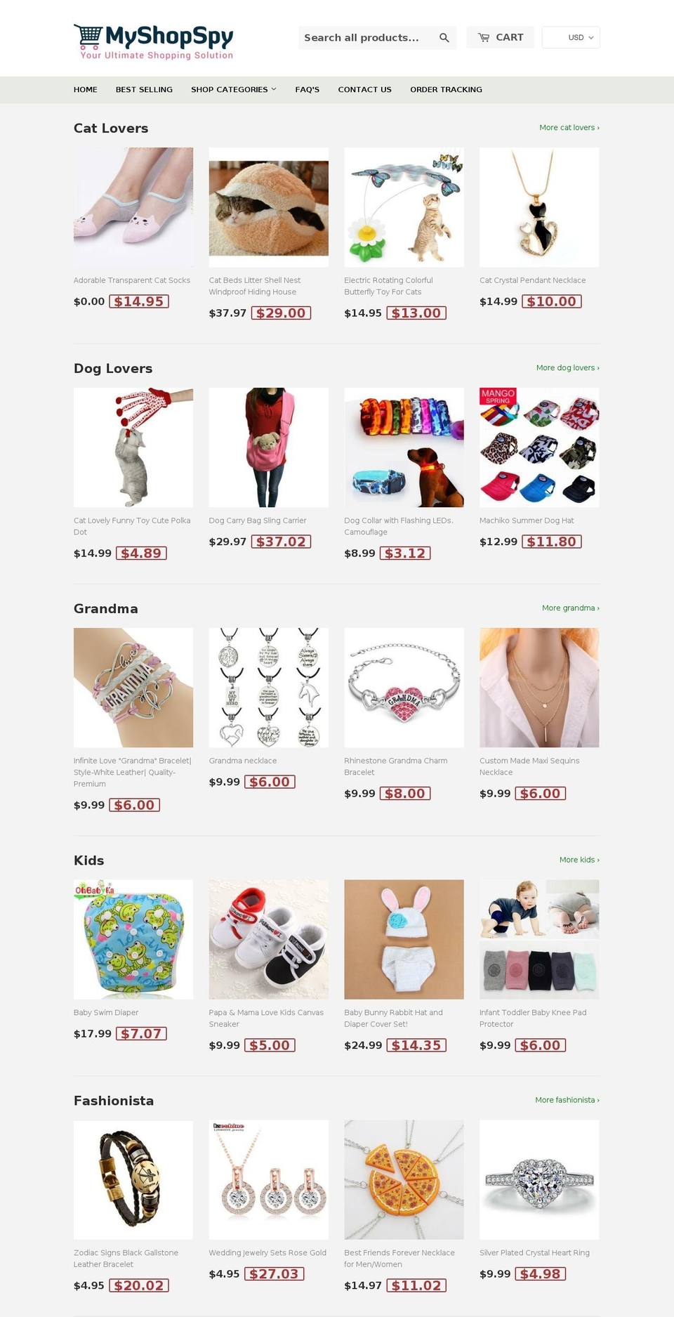 myshopspy.com — Shopify storefront screenshot