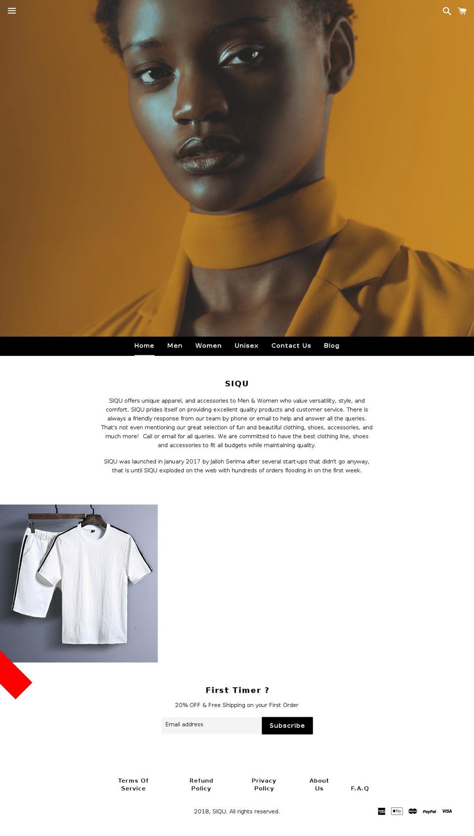 mysiqu.com — Shopify storefront screenshot