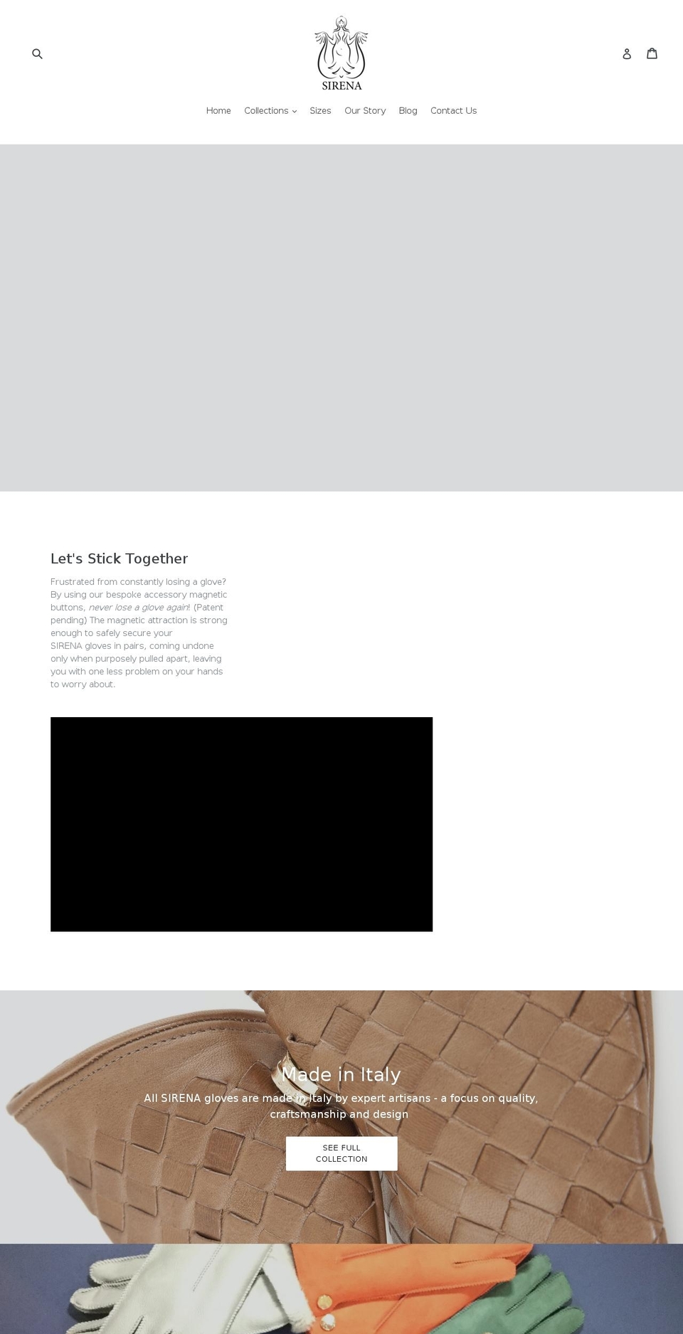 mysirena.com — Shopify storefront screenshot