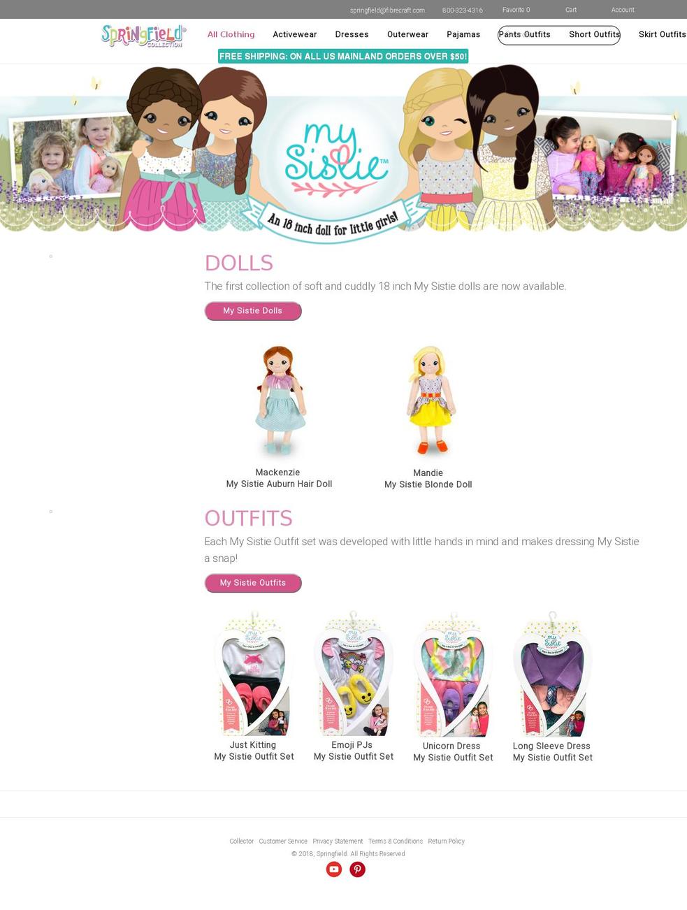 mysistie.com — Shopify storefront screenshot