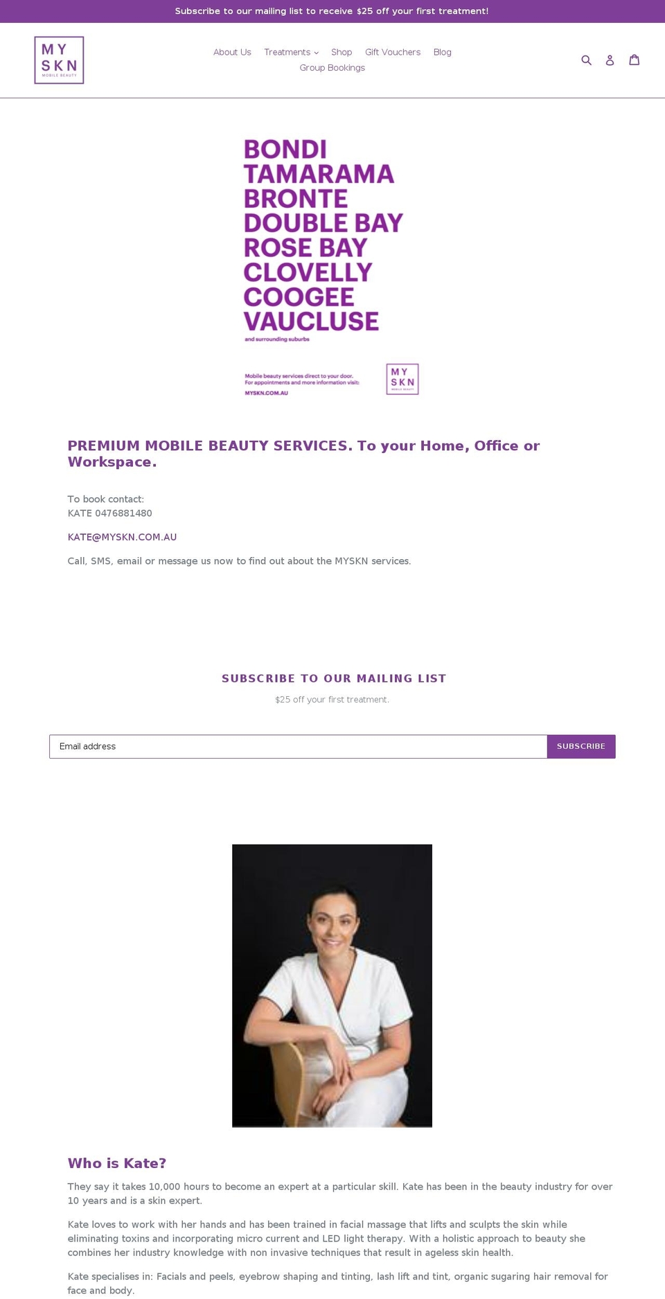 myskinexpress.com — Shopify storefront screenshot