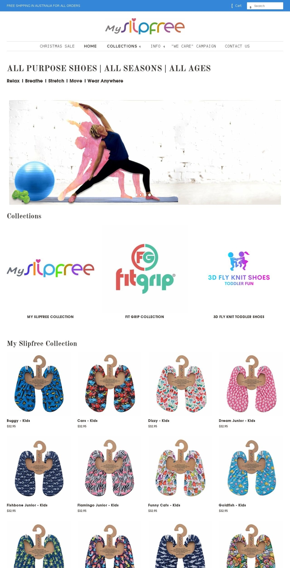 myslipfree.com.au shopify website screenshot