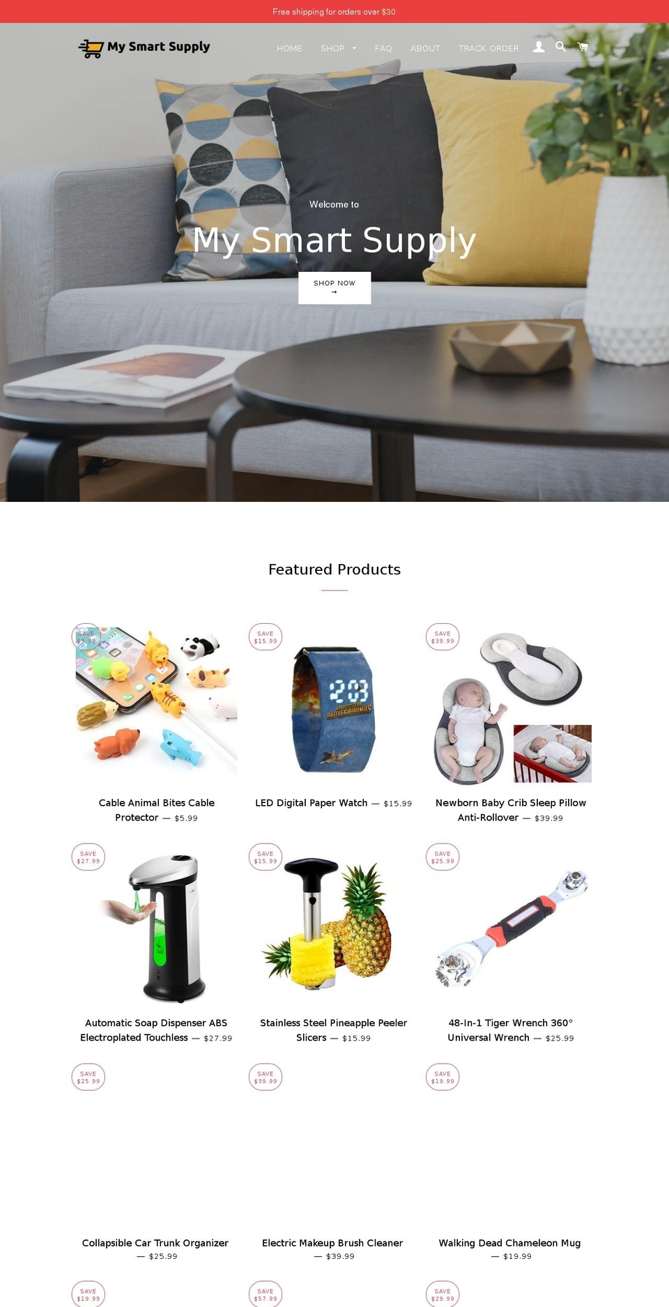mysmartsupply.com — Shopify storefront screenshot
