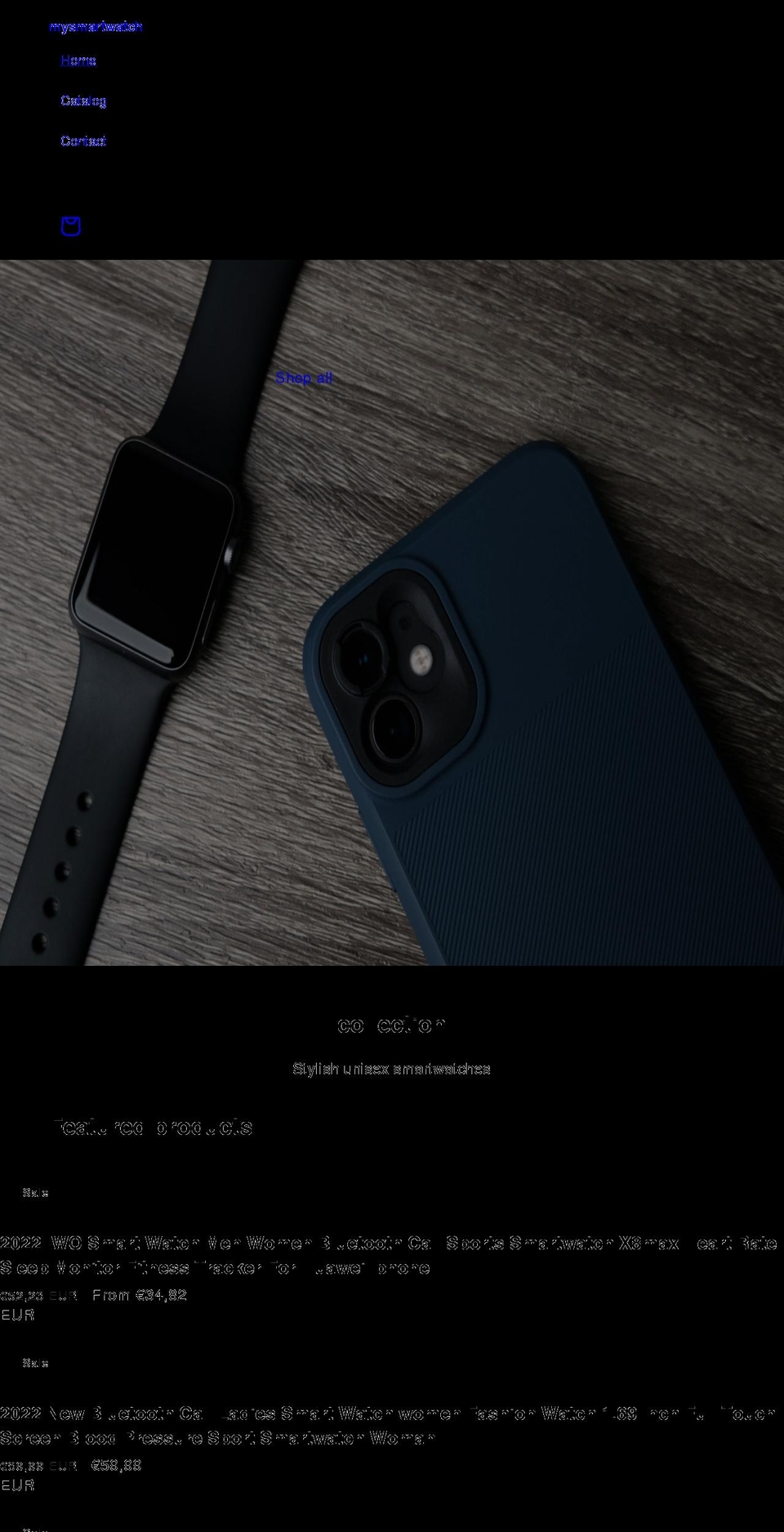 mysmartwatch.shop shopify website screenshot