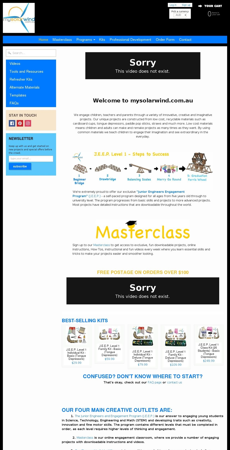 mysolarwind.com.au shopify website screenshot