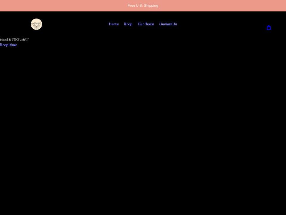 mysolmat.com shopify website screenshot