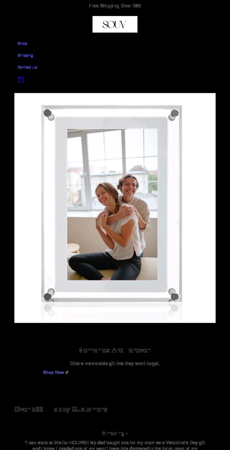 mysouv.com shopify website screenshot