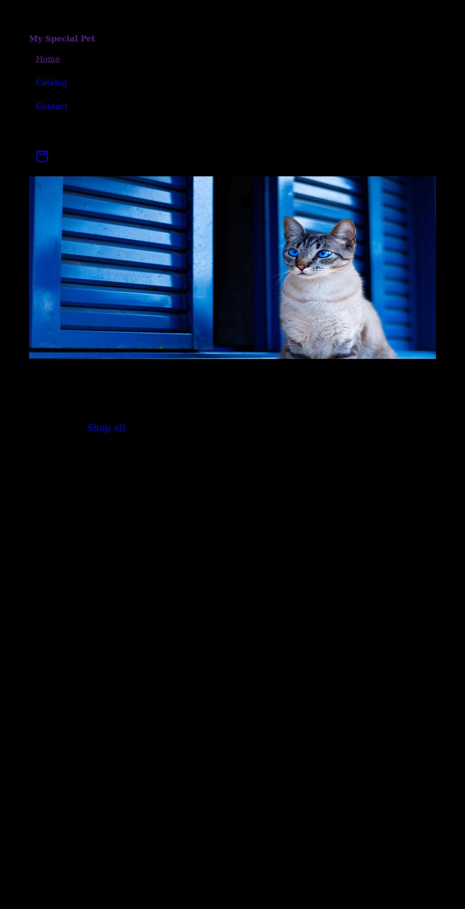 myspecialpets.com shopify website screenshot