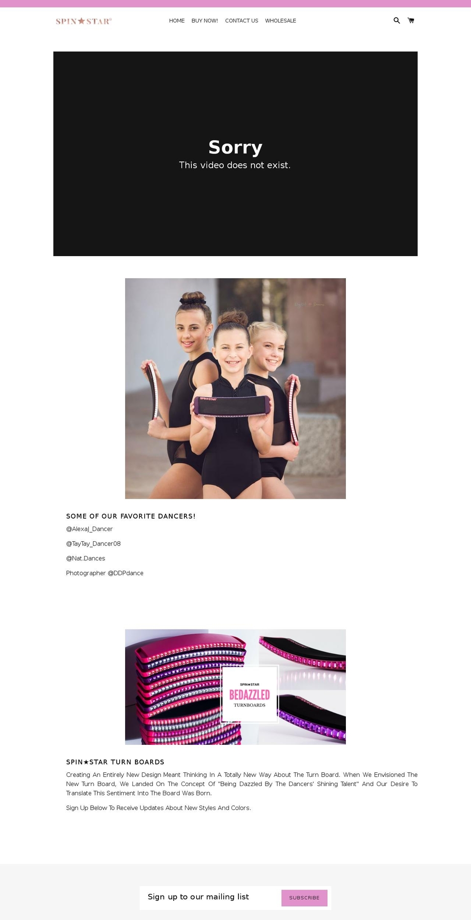 myspinstar.com — Shopify storefront screenshot