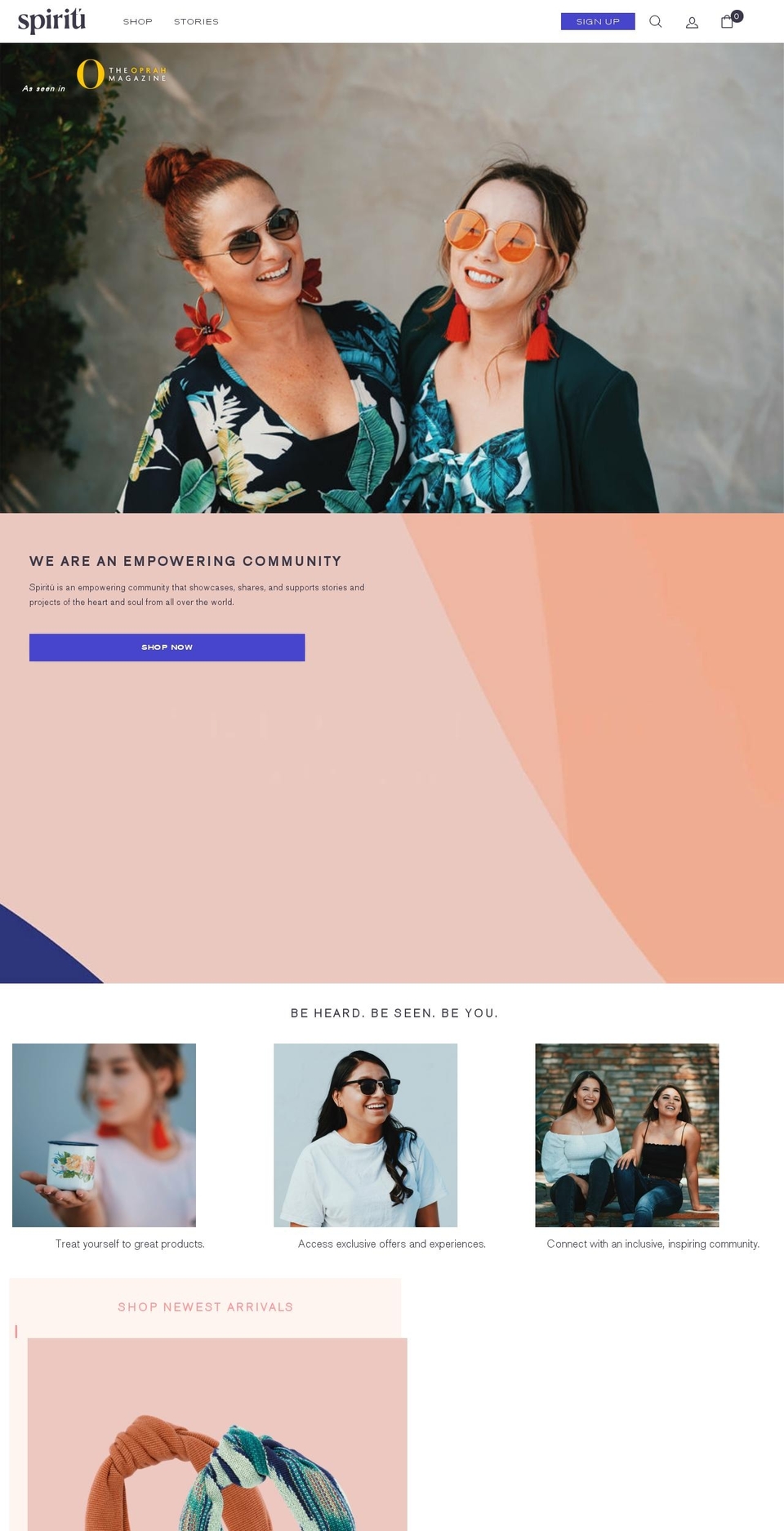 myspiritu.com shopify website screenshot