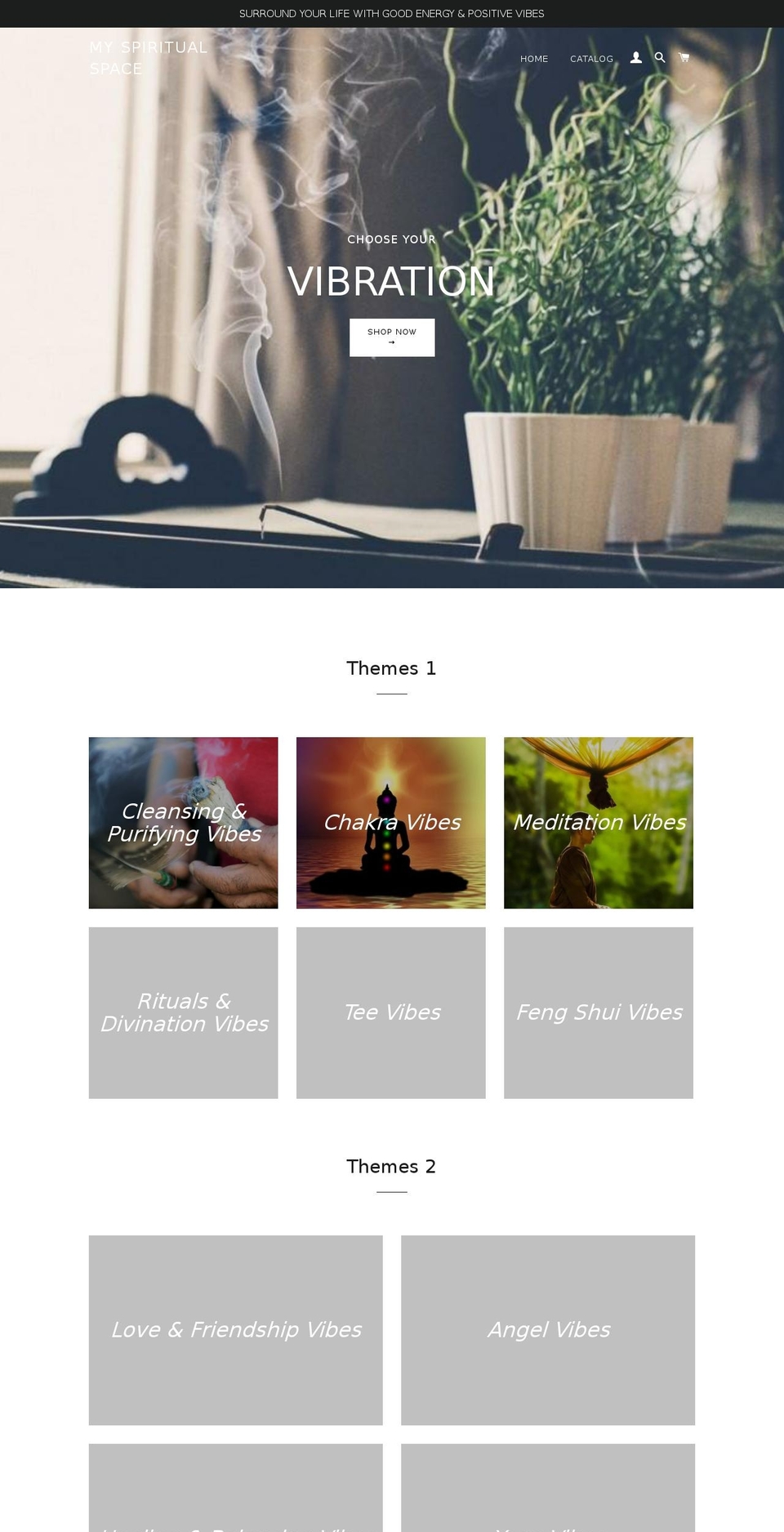 myspiritualspace.com — Shopify storefront screenshot