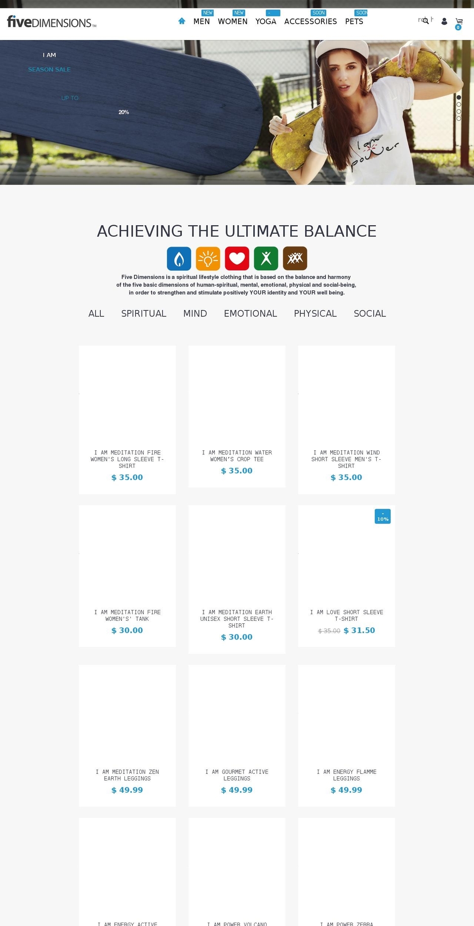 myspiritualwayoflife.com shopify website screenshot