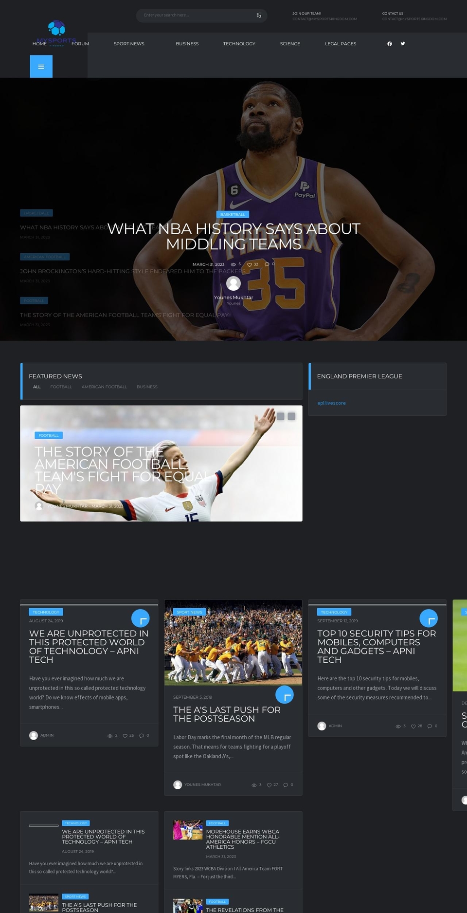 mysportskingdom.com shopify website screenshot