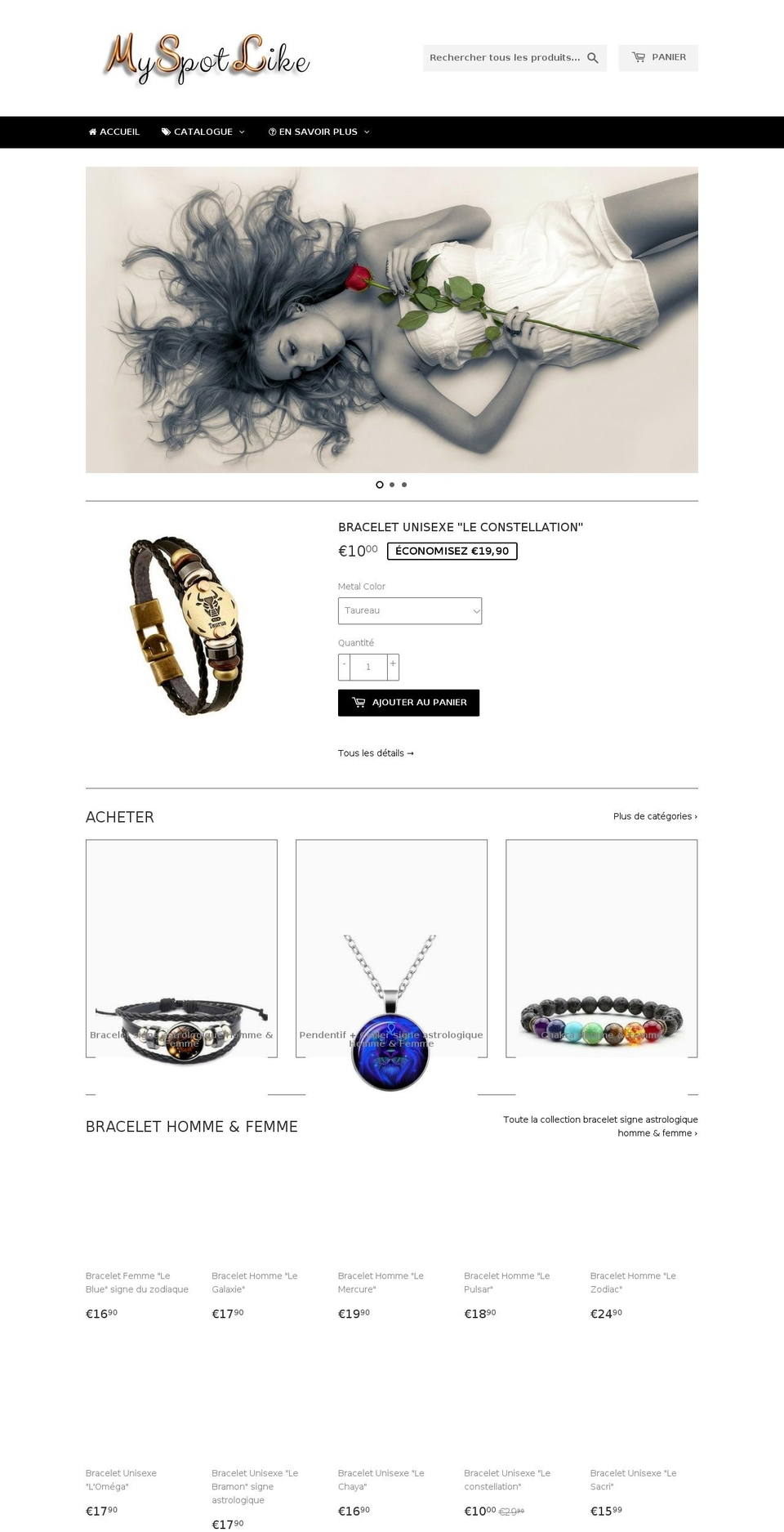 myspotlike.com — Shopify storefront screenshot