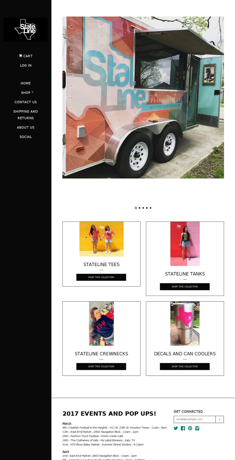 mystatelinedesigns.com shopify website screenshot