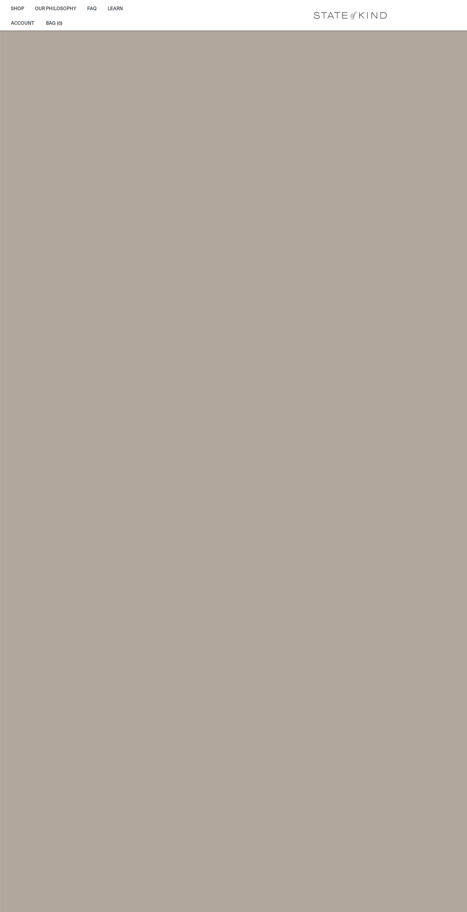 mystateofkind.com shopify website screenshot
