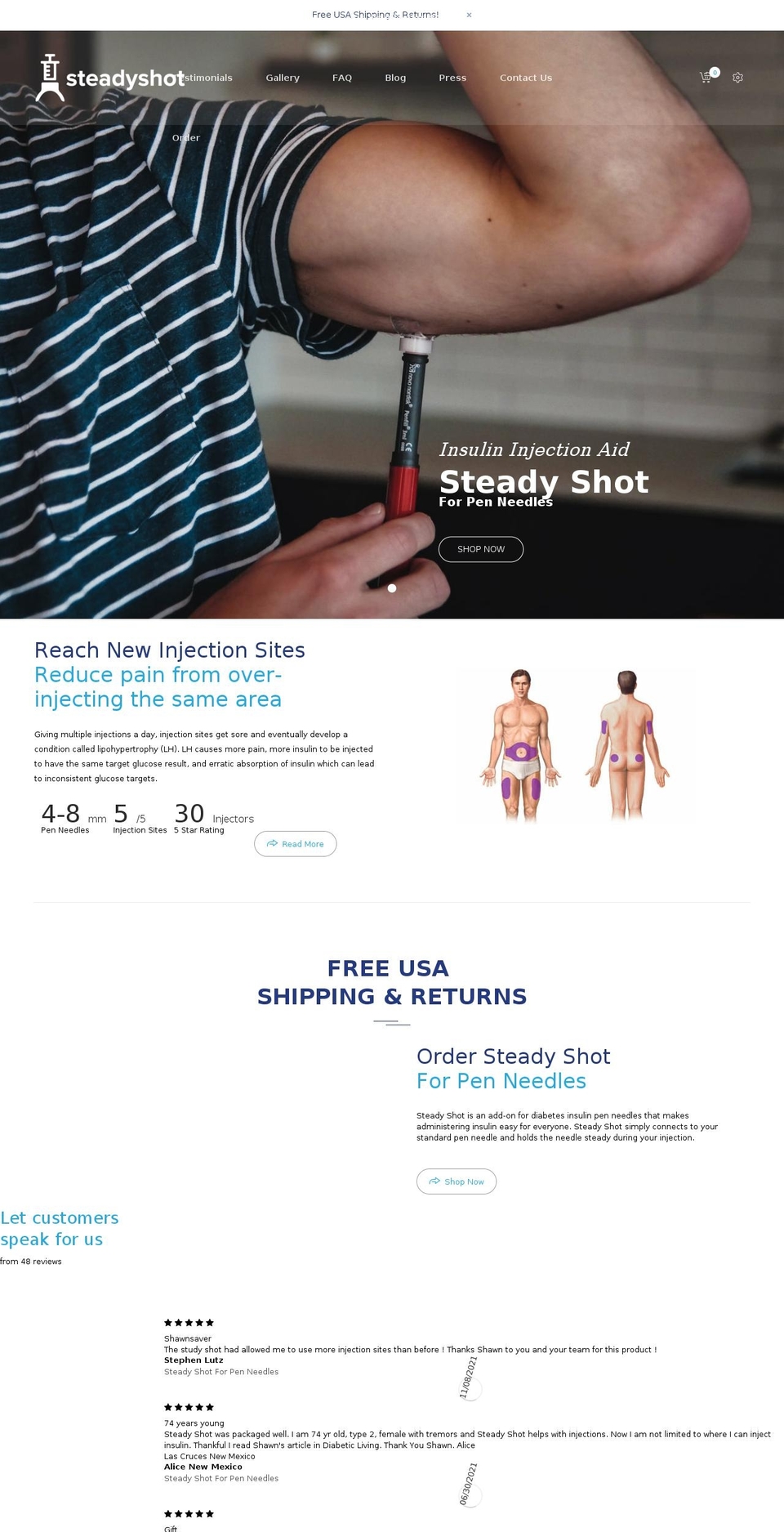 Active Theme -- Shopify theme site example mysteadyshot.com