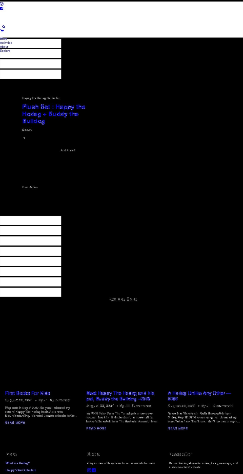 mysterious-northwoods.com — Shopify storefront screenshot