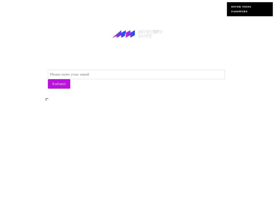 mysteryhype.com shopify website screenshot