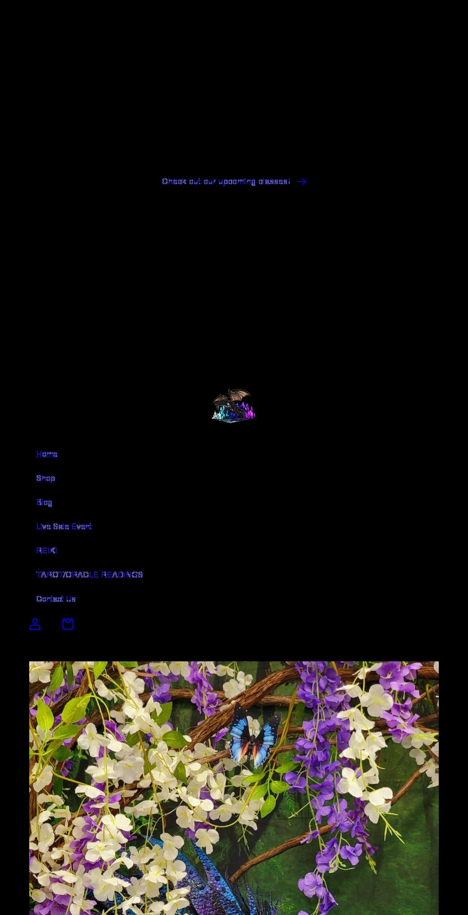 mysticdragonslair.com shopify website screenshot