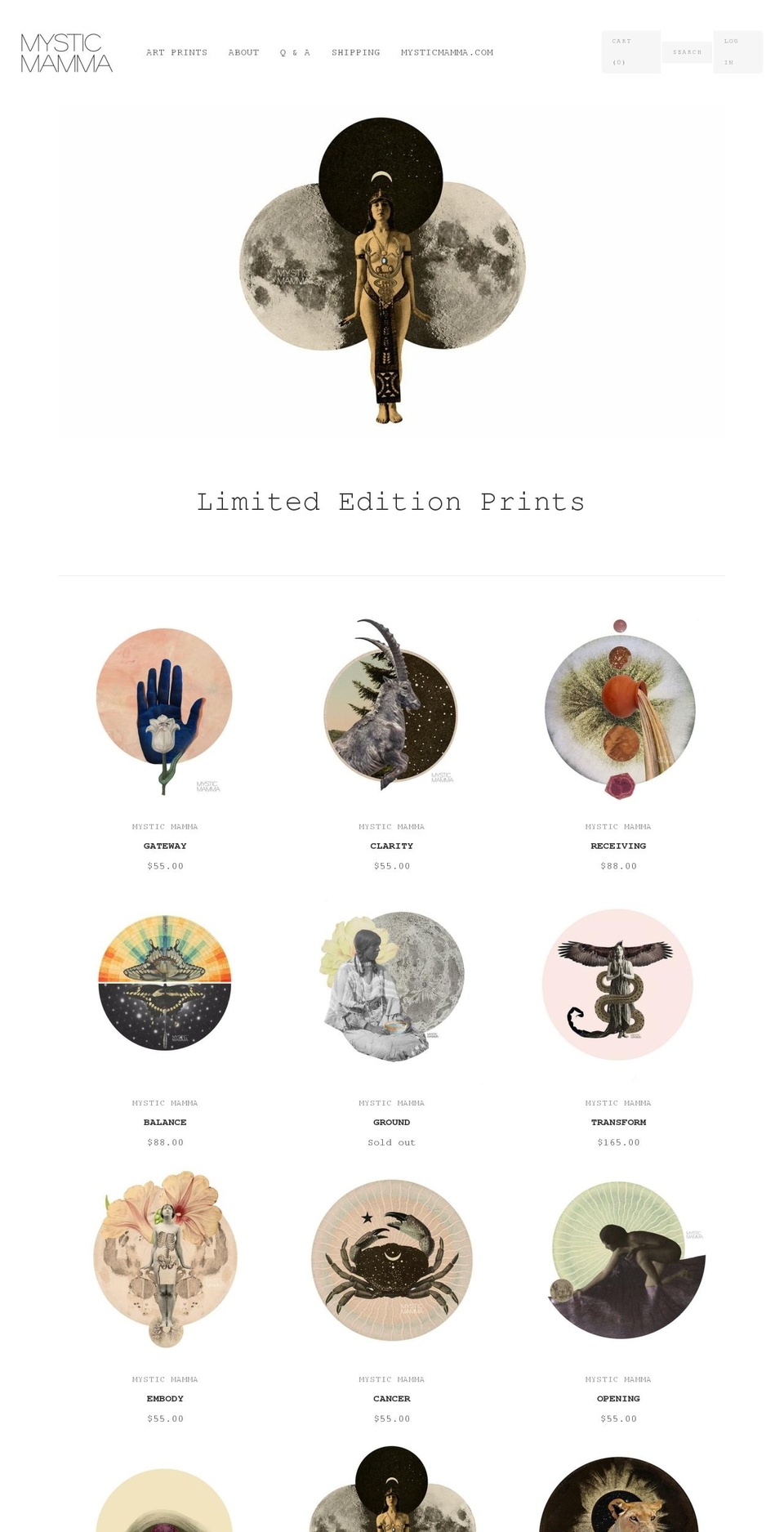 Cypress - HC - 5 Dec 16 Shopify theme site example mysticmamaspirit.com