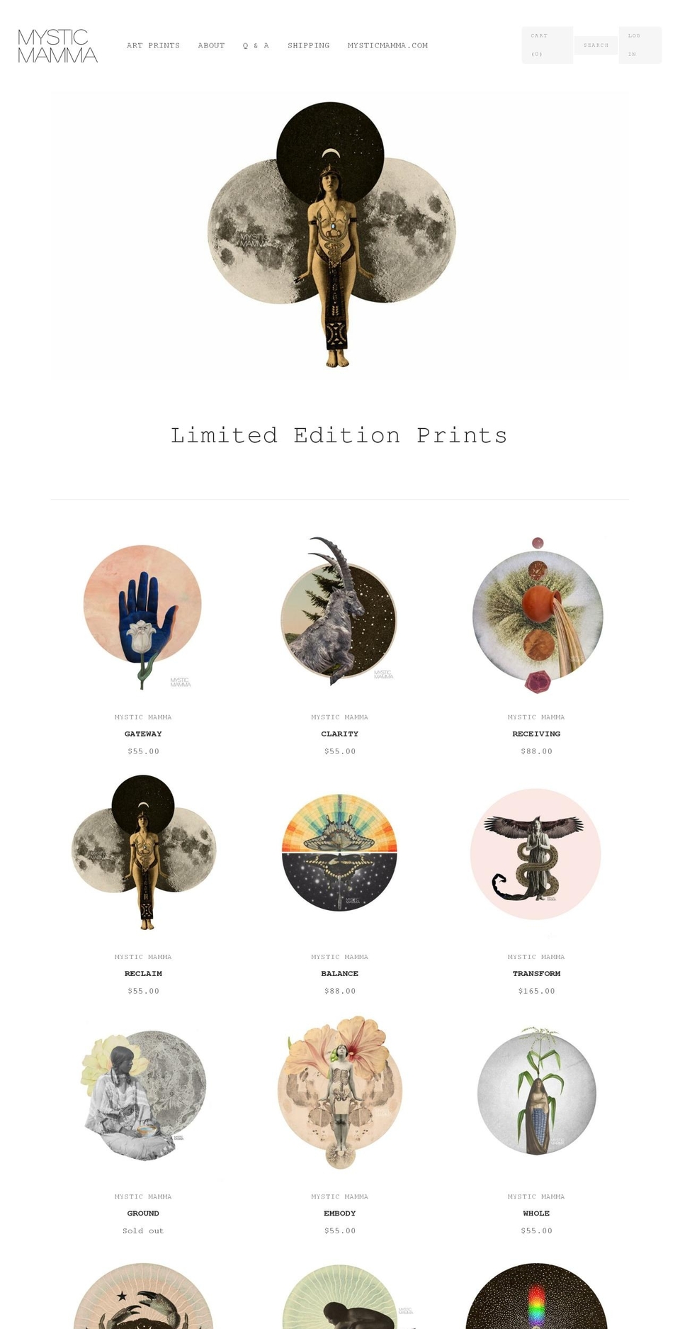 Cypress - HC - 5 Dec 16 Shopify theme site example mysticmammaspirit.com