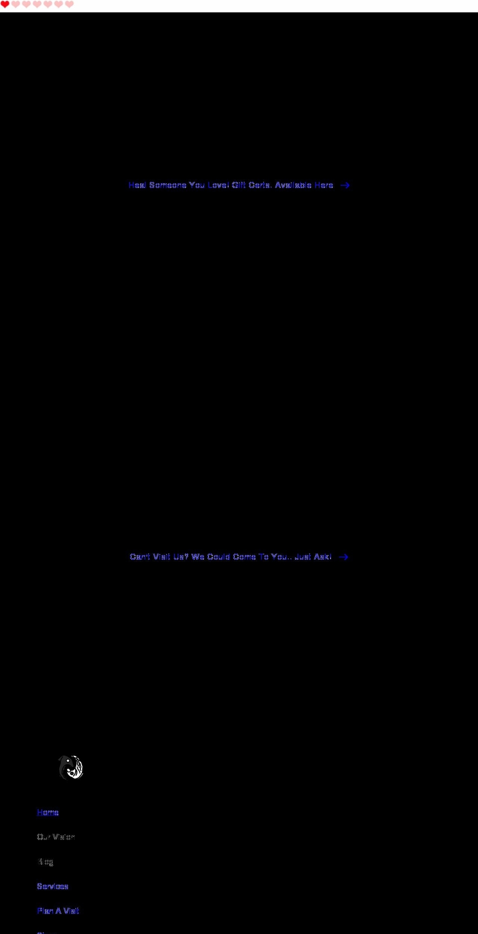 mysticmassageandwellness.com shopify website screenshot