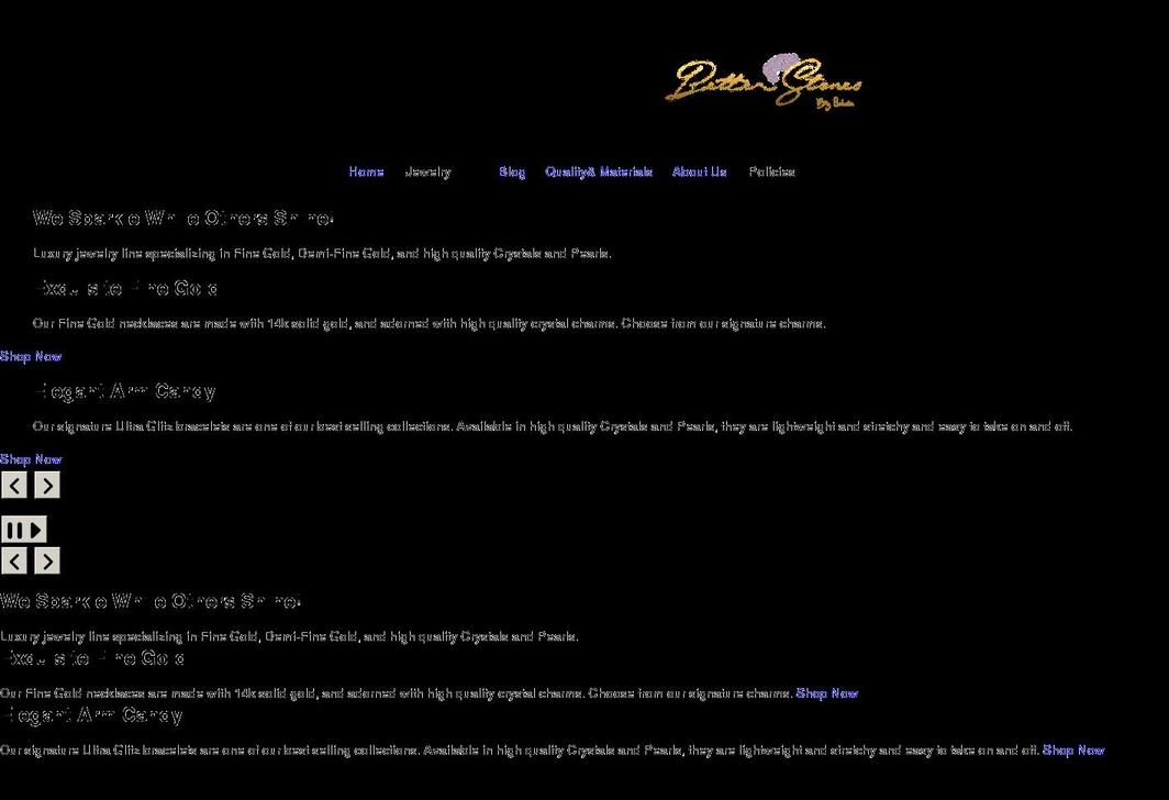 mystonesarebetter.com shopify website screenshot
