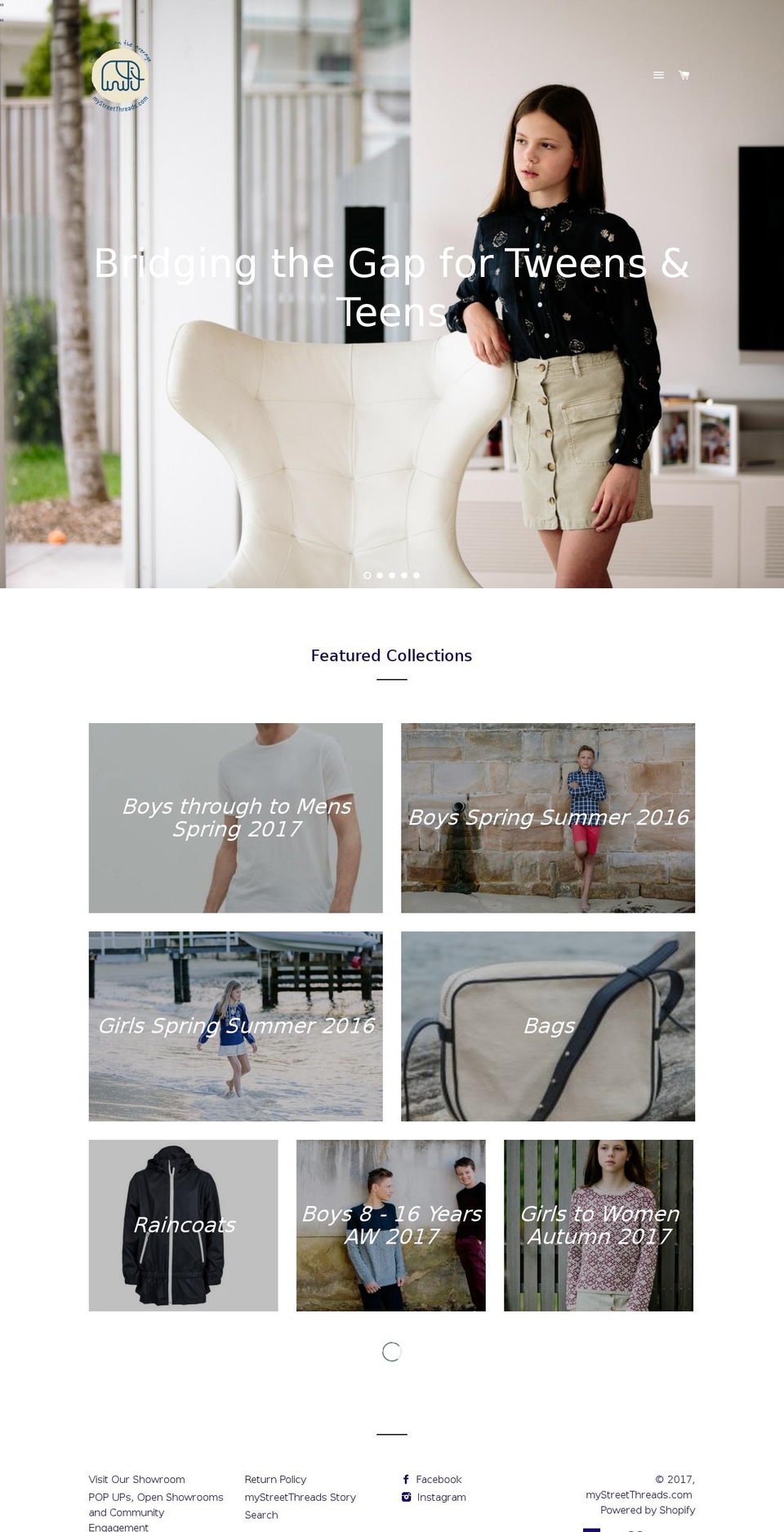 mystreetthreads.com shopify website screenshot