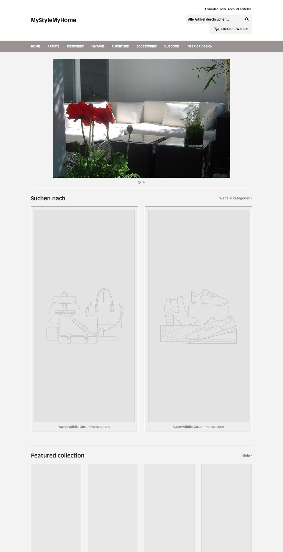 mystylemyhome.com — Shopify storefront screenshot