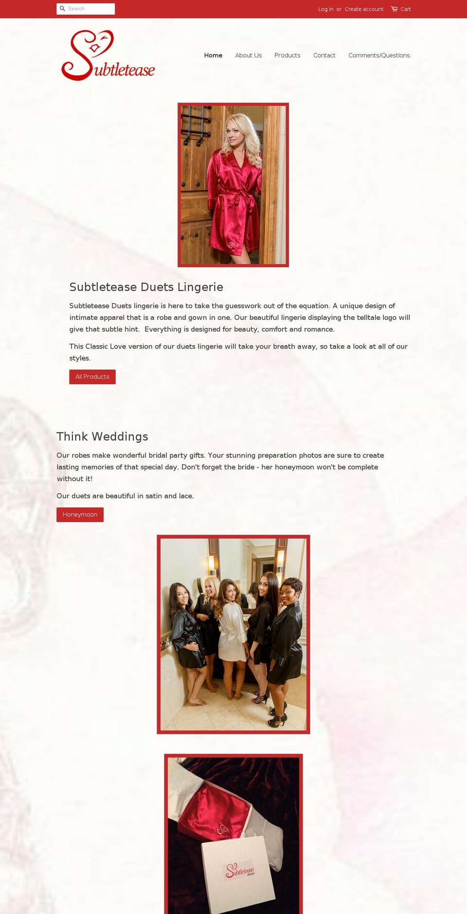 mysubtletease.com shopify website screenshot