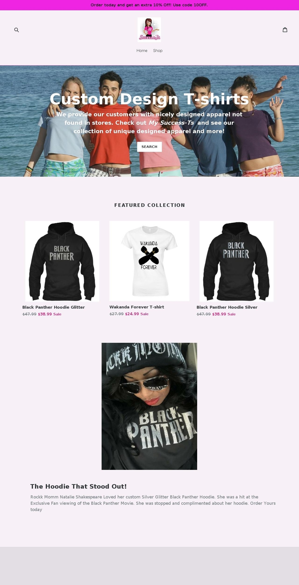 mysuccessts.com — Shopify storefront screenshot