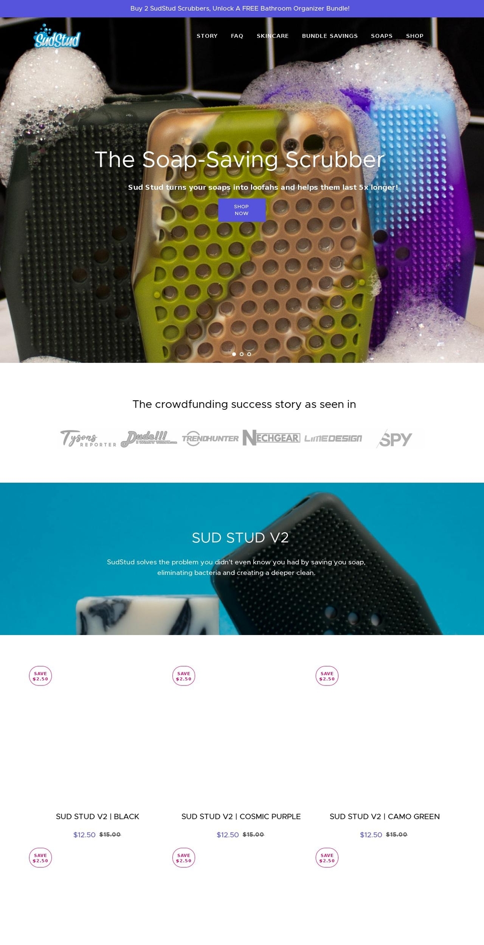 mysudstud.com shopify website screenshot