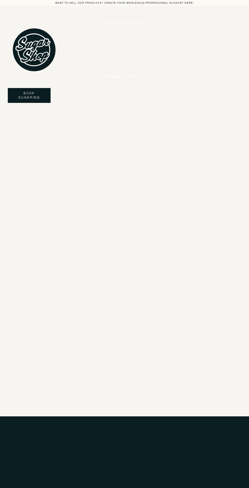 mysugarshop.ca shopify website screenshot
