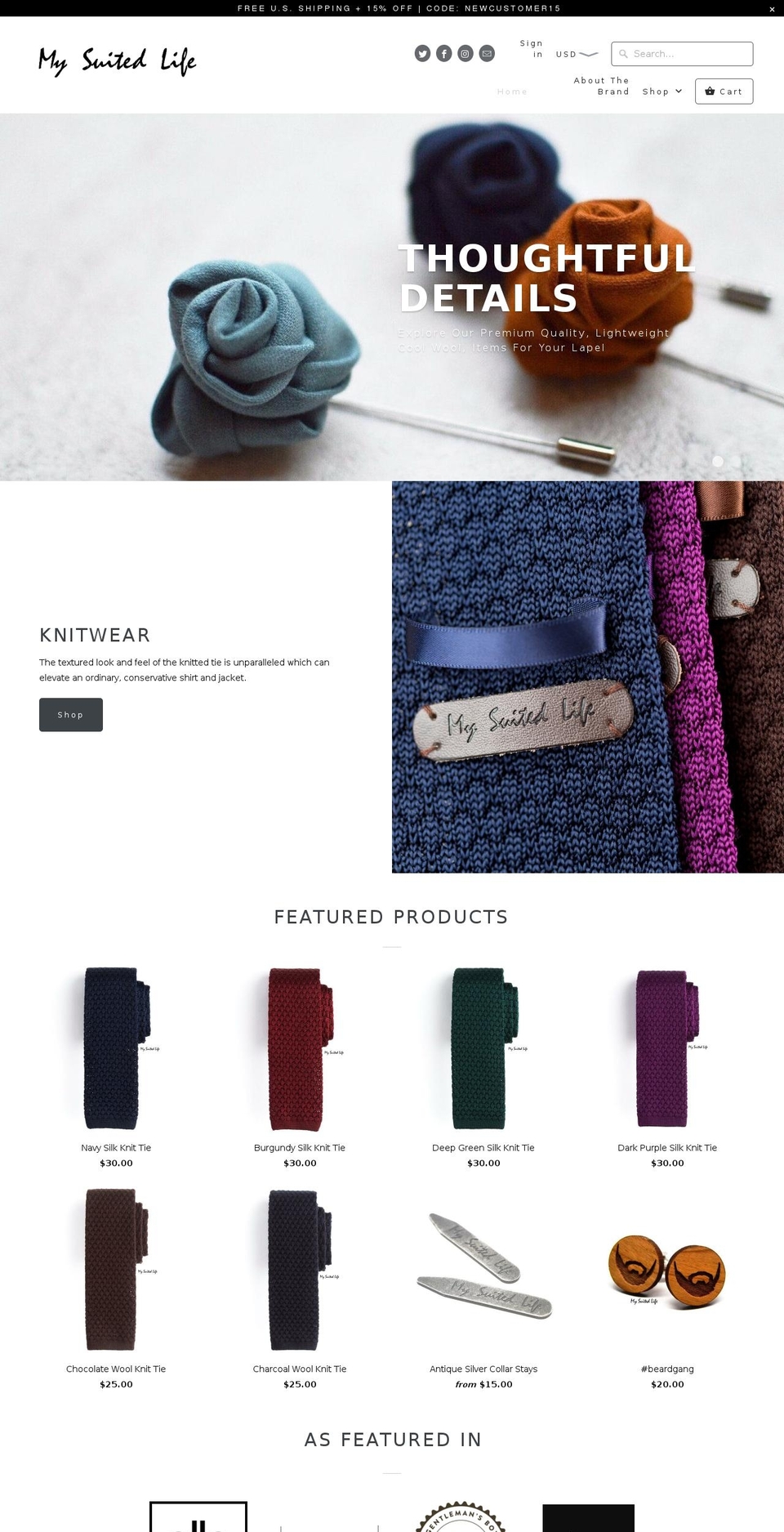 mysuitedlife.com shopify website screenshot