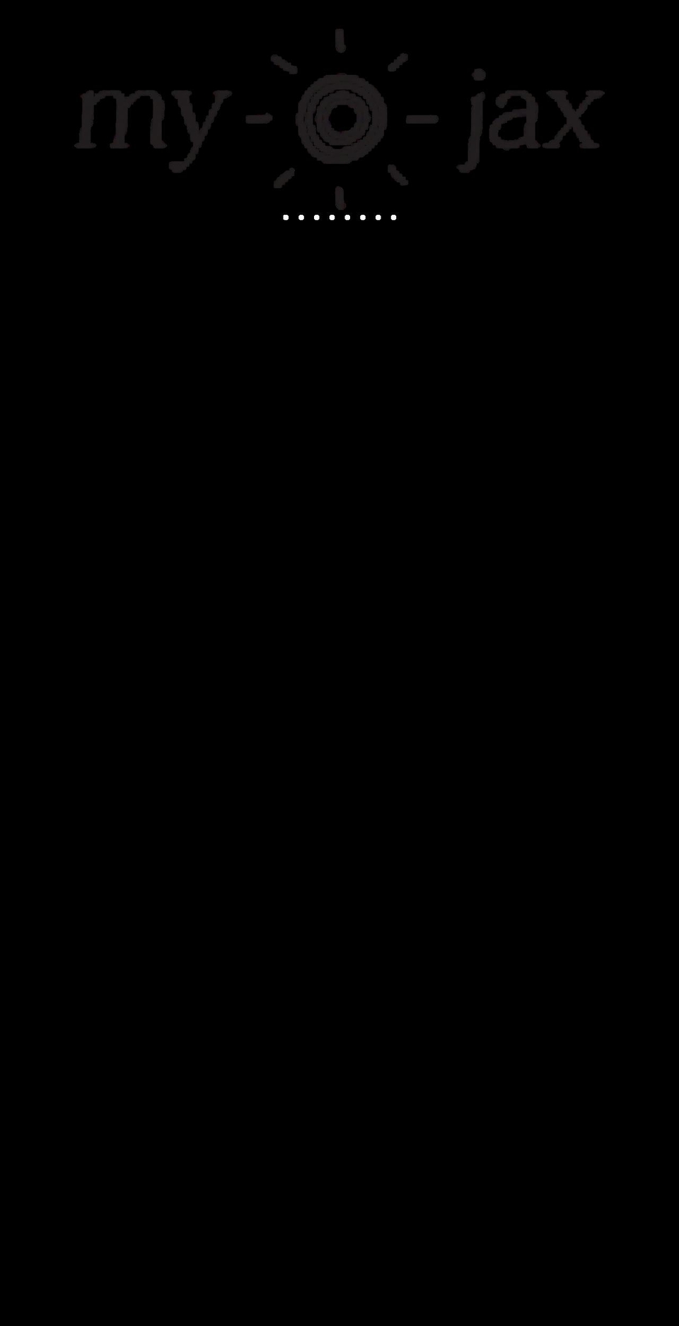 mysunjax.com shopify website screenshot