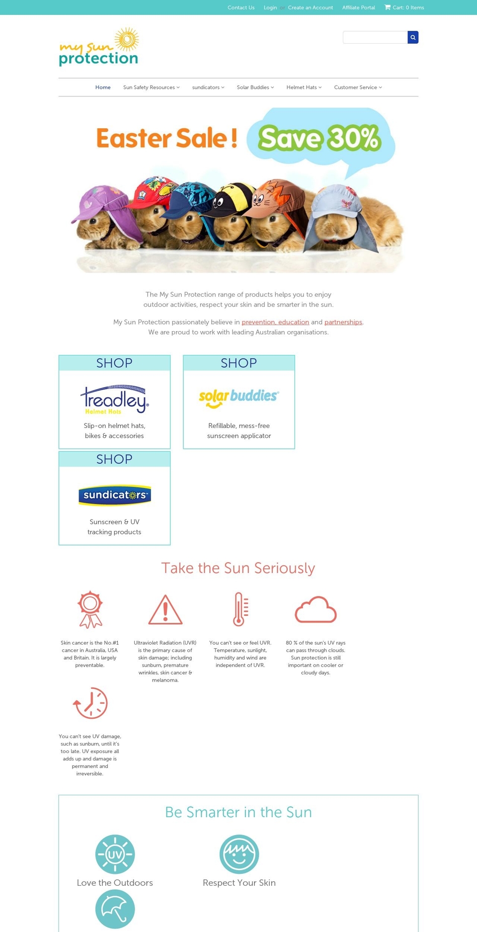 mysunprotection.com.au shopify website screenshot