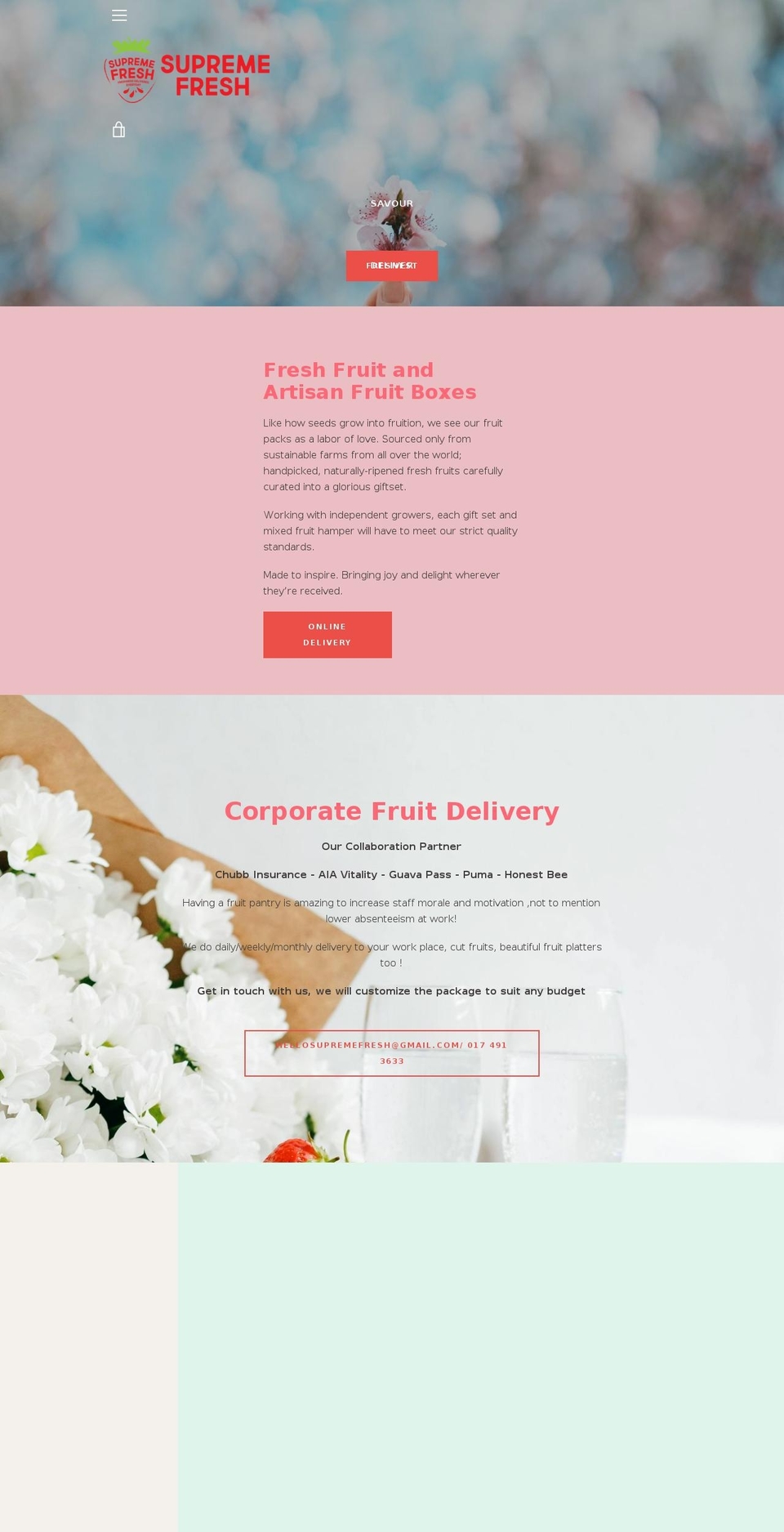 mysupremefresh.com — Shopify storefront screenshot