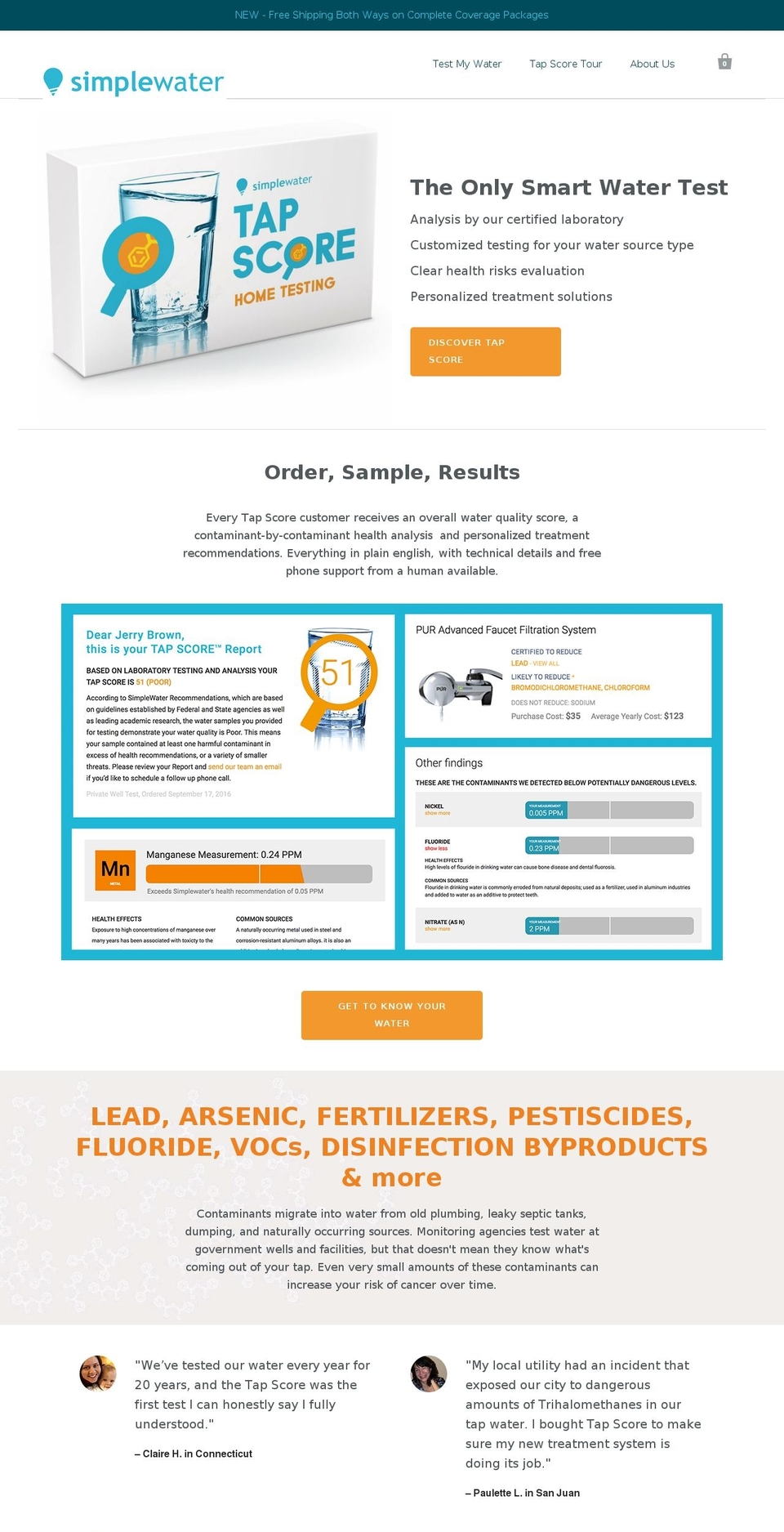mytapscore.com shopify website screenshot