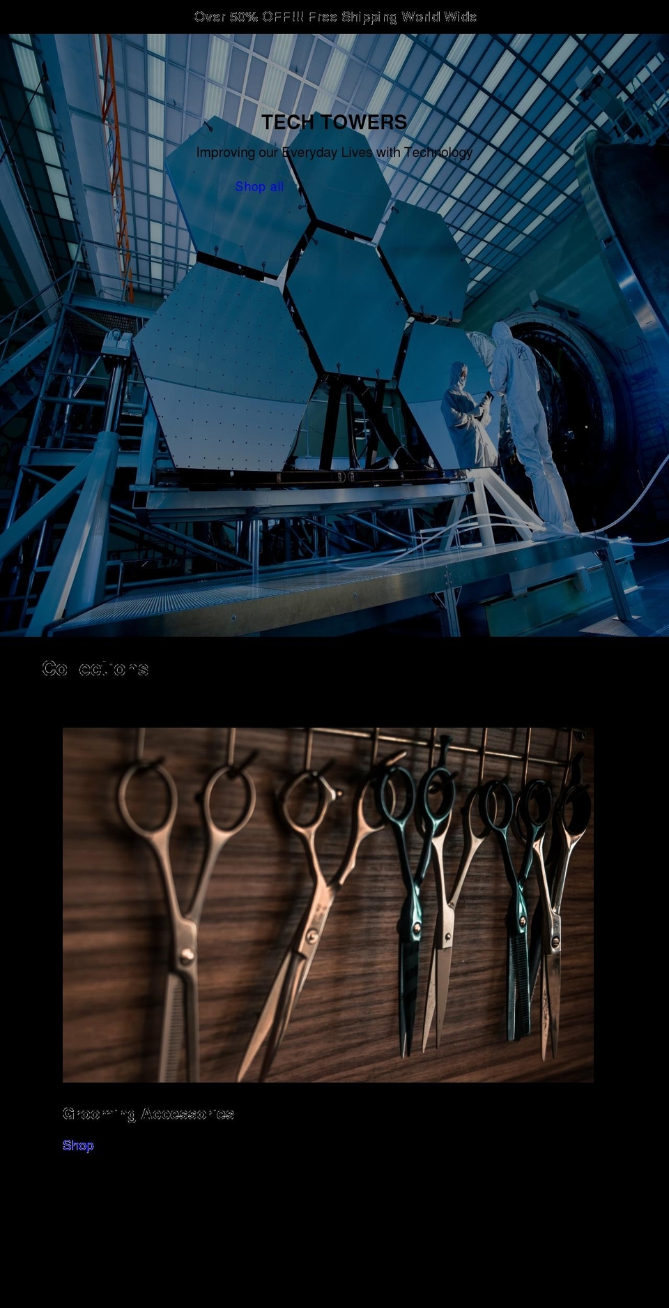 mytechtower.com shopify website screenshot