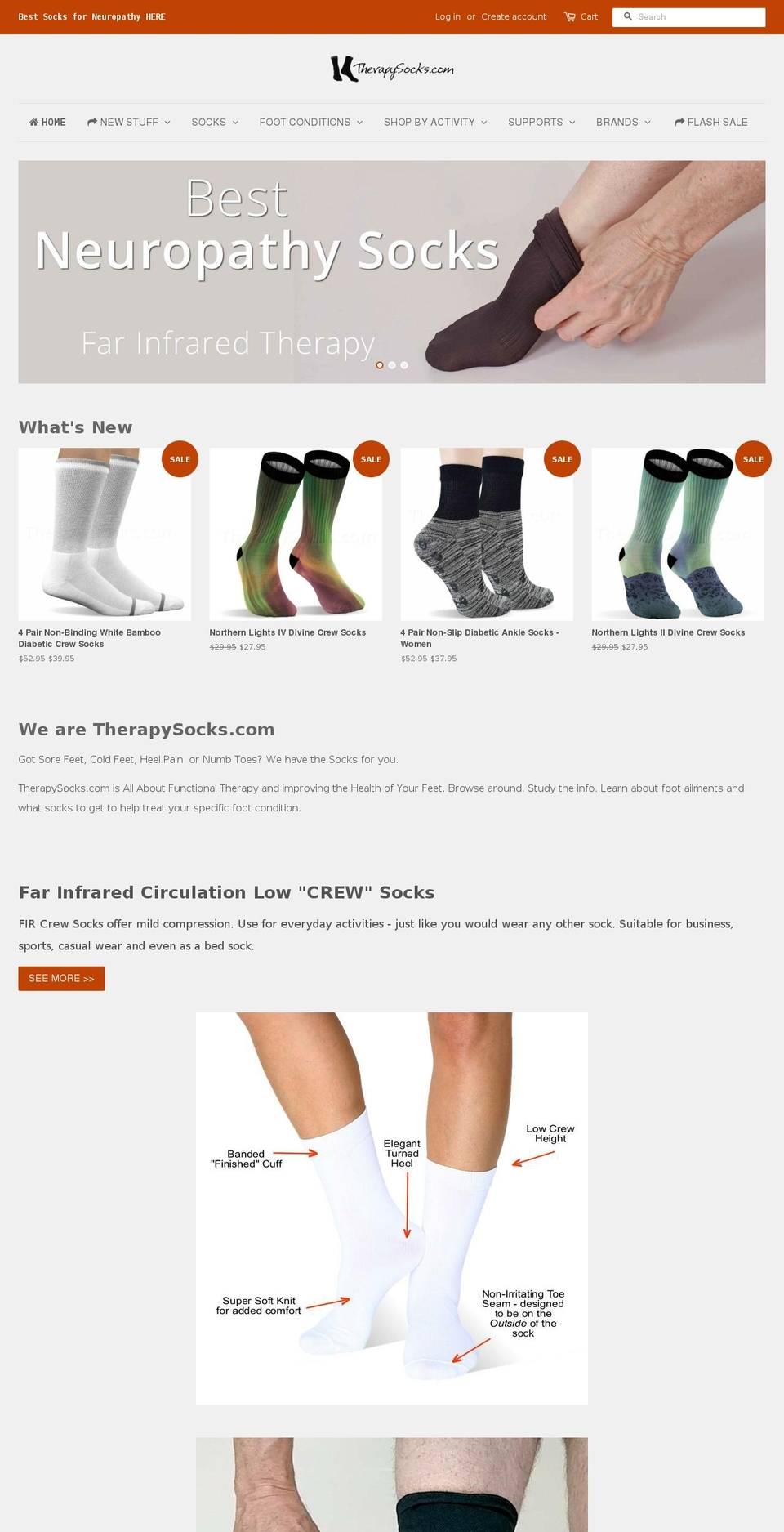 Bold Dev Minimal Jan 10\/18 Shopify theme site example mytherapysocks.com